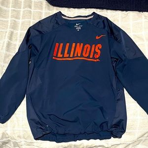 University of Illinois men’s pullover windbreaker